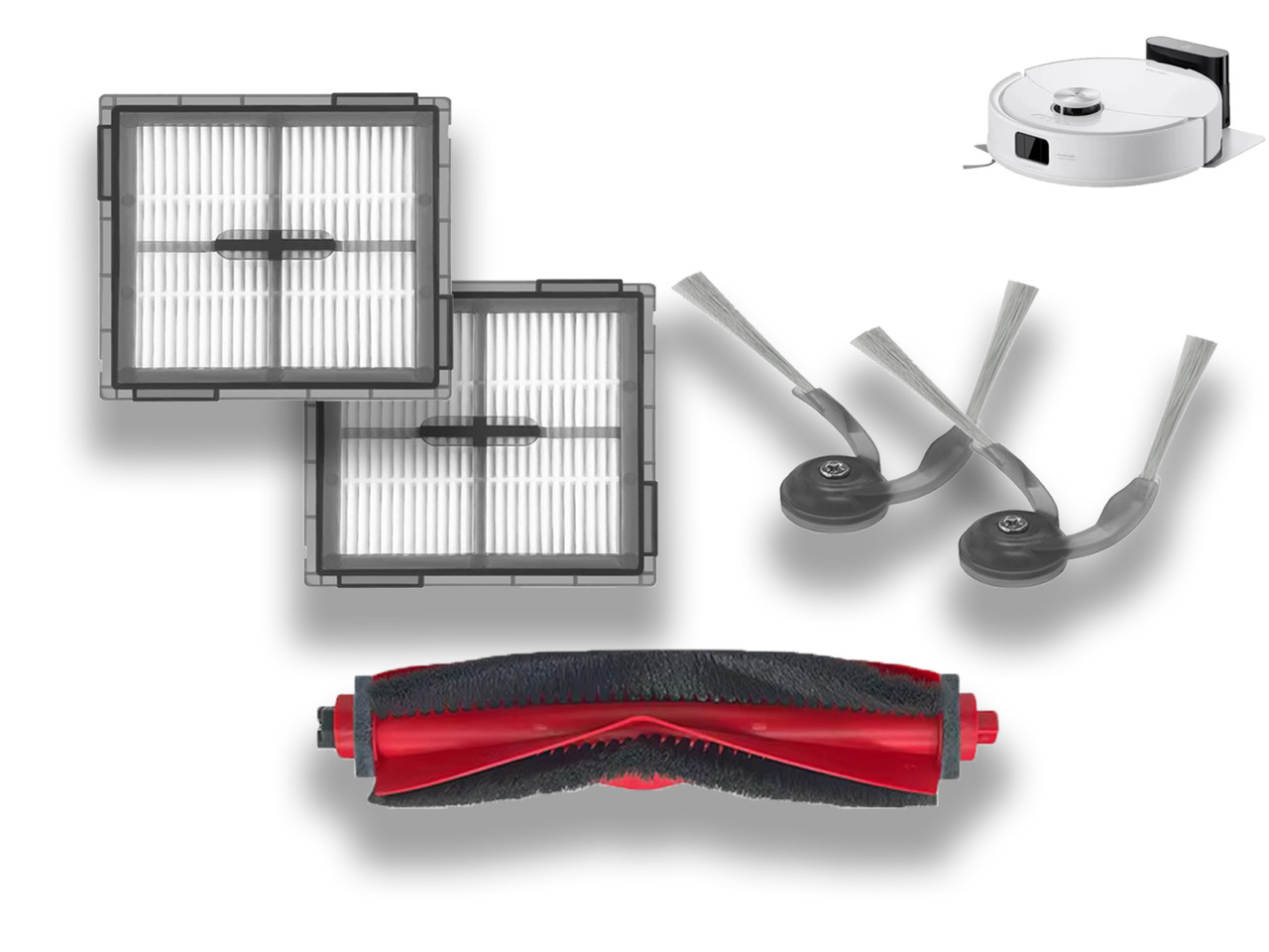 Набір змінних аксесуарів (5 шт.) для робота-пилососа Roborock Q10 / Q10 PF / Q10 PF+ / Q10 VF / X5 / Q10P / Q8+ / Q8 Max Pro Plus