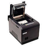 Термопринтер POS чековий принтер USB+LAN з автообрізанням XP-Q200 80мм, фото 2