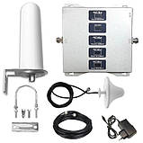 GSM репітер 5 діапазонів 800 900 1800 2100 2600, підсилювач зв'язку 3G 4G LTE, фото 3