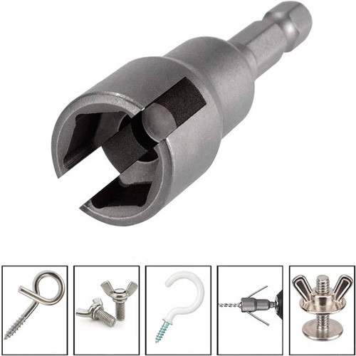 Ключ для барашкових гайок і гачків 80мм, тип В, насадка для шурупокрута, CR-V, фото 1