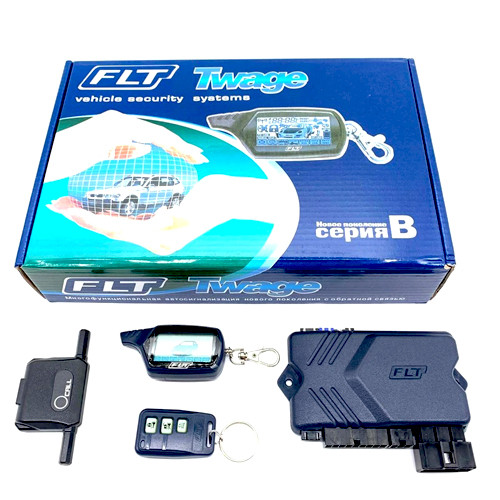 Сигналізація автомобільна дистанційний запуск двигуна FLT Twage B9, фото 1