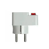 Перехідник з US UK AU на EU вилку з вимикачем, універсальний, фото 4