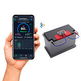 Монітор стану автомобільного акумулятора 12В, Bluetooth тестер, BM6, фото 2