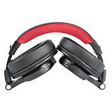 Навушники бездротові OneOdio Fusion Wireless A70, BT гарнітура, чорно-червоні, фото 3