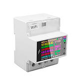 Wi-Fi лічильник електроенергії однофазний 220В 100А DIN, захист, Atorch AT4PW, фото 4