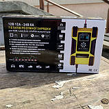 Розумний зарядний пристрій авто акумуляторів 12В-12А 24В-6А РК FOXSUR FBC122412D, фото 4