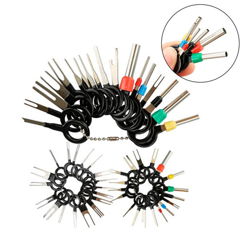 Набір знімачів 59шт для вилучення пінів контактів із роз'ємів авто, фото 1