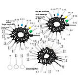 Набір знімачів 59шт для вилучення пінів контактів із роз'ємів авто, фото 2