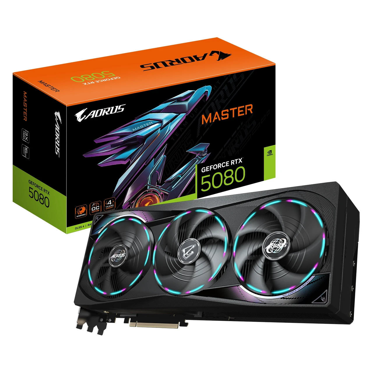 Відеокарта Gigabyte GeForce RTX 5080 Master 16GB , Гарантія, фото 1