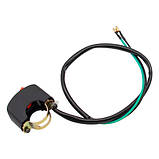 Перемикач кнопка для світла фар на кермо мотоцикла 22мм, фото 6