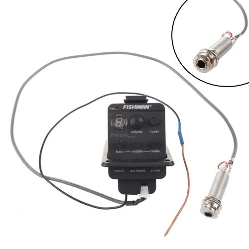 Звукознімач п'єзо для гітари тюнер еквалайзер Fishman Presys Blend 301, фото 1