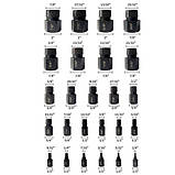 Набір екстракторів 25шт для пошкоджених болтів, гвинтів, CrMo сталь, фото 3