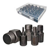 Набір екстракторів 25шт для пошкоджених болтів, гвинтів, CrMo сталь, фото 5