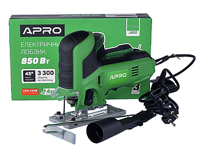 Електролобзик маятниковий мережевий 850 Вт APRO J850 (899183), фото 2