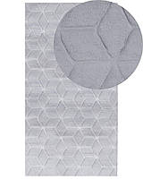 Килим із штучного хутра кролика 80 x 150 см сірий THATTA