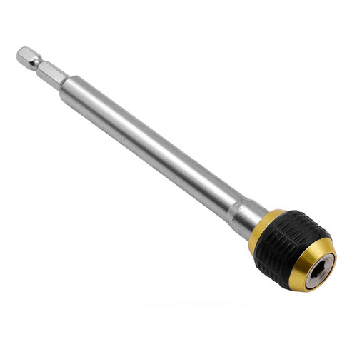 Тримач біт магнітний 1/4" 150мм з фіксатором, CR-V, фото 1