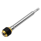 Тримач біт магнітний 1/4" 150мм з фіксатором, CR-V, фото 5