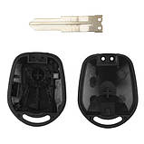 Ключ заготівка, корпус під чіп, 2кн, SsangYong Actyon, Kyron, фото 2