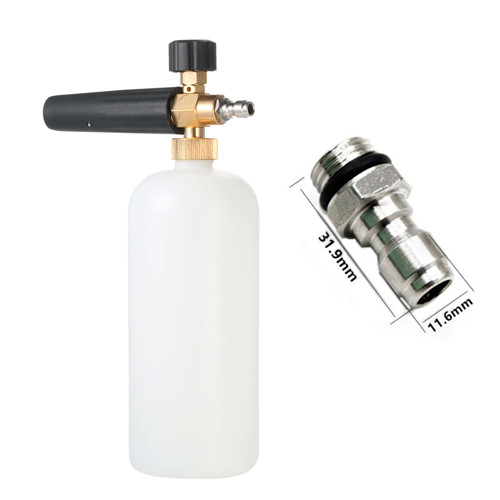 Пінна насадка пінник 1л для мийок з швидкознімним роз'ємом G1/4", S11, фото 1