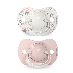 Пустушка 2 шт фізіологічна Suavinex A walk in the park 0-6 міс, pink 308269