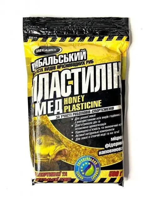 Рибальська прикормка. Пластилін Megamix — Мед-, фото 1