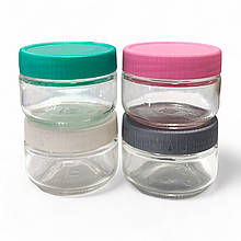 Баночки для спецій скляні EverGlass QUARTET набір 4 шт 100 мл 6.7х6.7х5 см