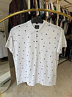 Поло з коротким рукавом перо ANNEX 2-6ХЛ (батал) 1421 біле 6XL