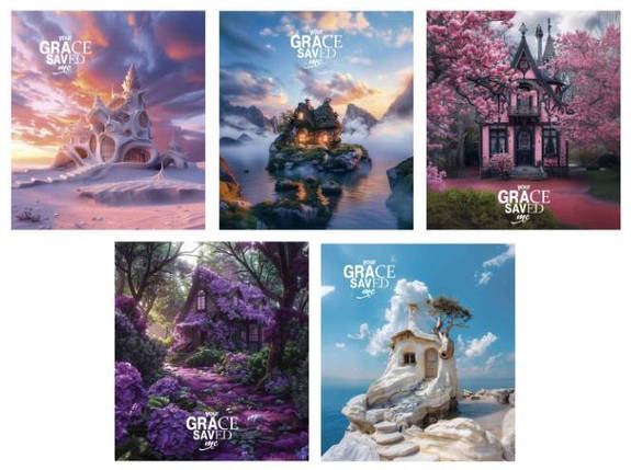 Зошит 36 арк. клітинка "Star" УФ-лак / Your Grace Saved My, фото 1