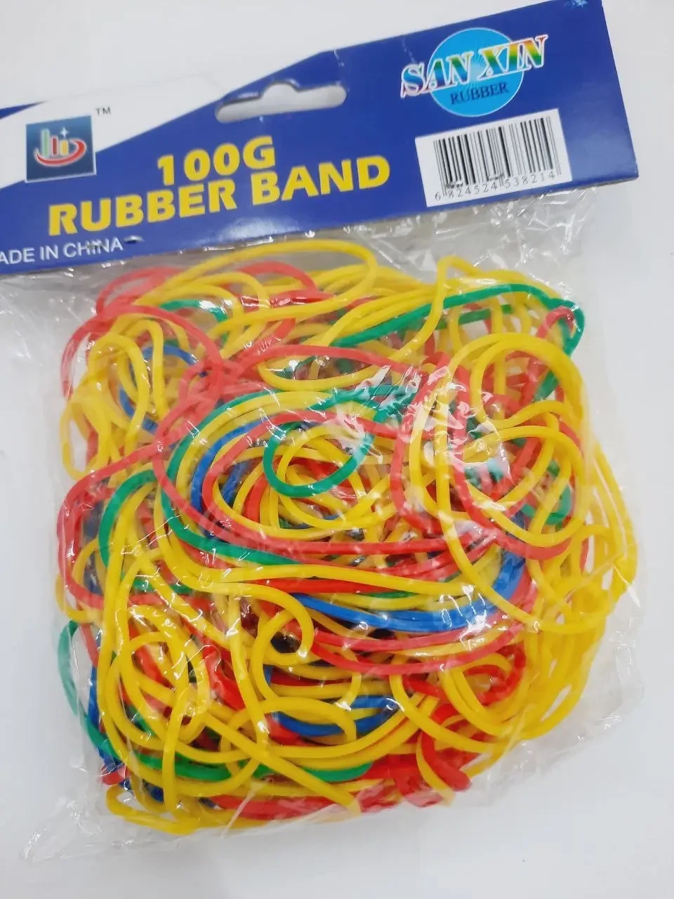 Гумки для грошей кольорові, 100 г