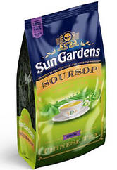 Чай зелений Soursop Sun Gardens з саусепом і тропічними фруктами 250 г, м’яка упаковка з ложкою