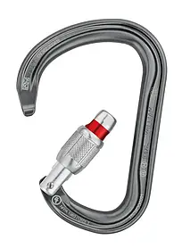 Карабін алюмінієвий Petzl William M36A SL Screw-Lock, 28 мм, Колір: Grey