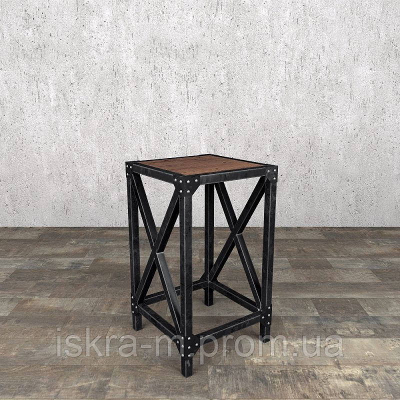 Барный стул из металла в стиле лофт, цена 2850 грн — Prom.ua (ID#468859535)