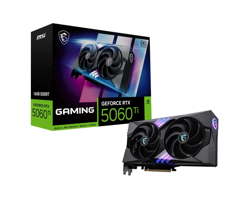 Відеокарта MSI GeForce RTX 5060 Ti Gaming OC 16GB , Гарантія, фото 1