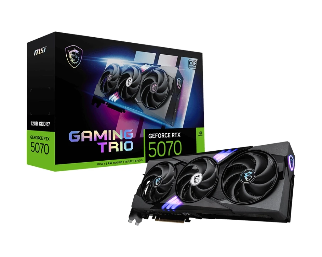 Відеокарта MSI GeForce RTX 5070 Gaming Trio OC 12GB , Гарантія, фото 1