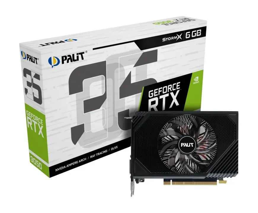 Відеокарта Palit GeForce RTX 3050 StormX 6GB , Гарантія, фото 1