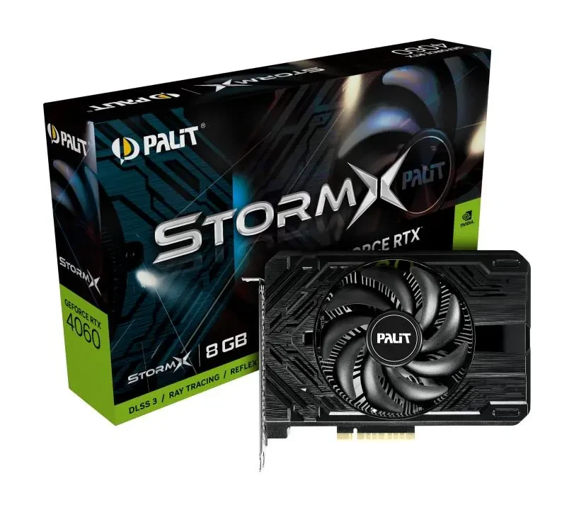 Відеокарта Palit GeForce RTX 4060 StormX 8GB , Гарантія, фото 1
