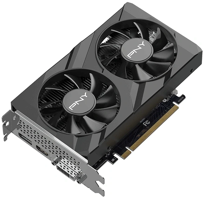 Відеокарта PNY GeForce RTX 3050 Verto Dual Fan 6GB , Гарантія, фото 1