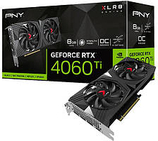 Відеокарта PNY GeForce RTX 4060 Ti XLR8 Gaming Verto OC Dual Fan 8GB , Гарантія