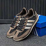 Коричневі демісезонні чоловічі замшеві кросівки Adidas SL 72  Brown/White Адідас Сл 72, фото 6