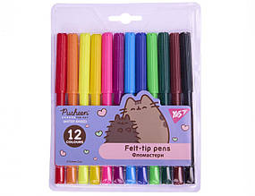 Фломастери 12кол. YES Pusheen 650545/650568