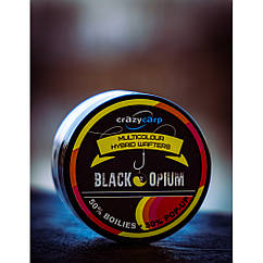 Бойли вафтерс Crazy Carp Black Opium Multicolour Hybrid Wafters 12mm