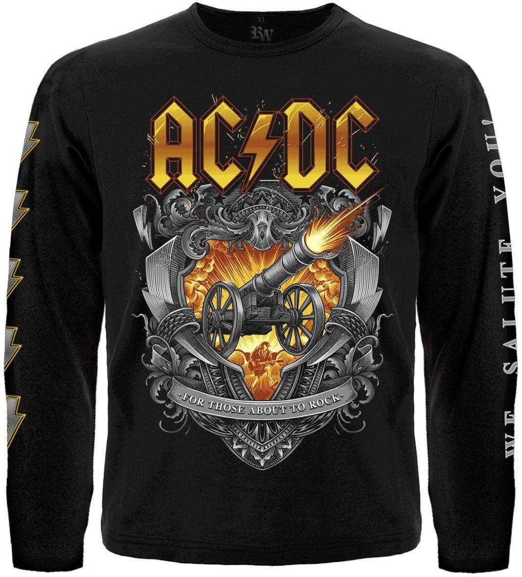 Футболка з довгим рукавом AC/DC For Those About to Rock (We Salute You), Розмір L