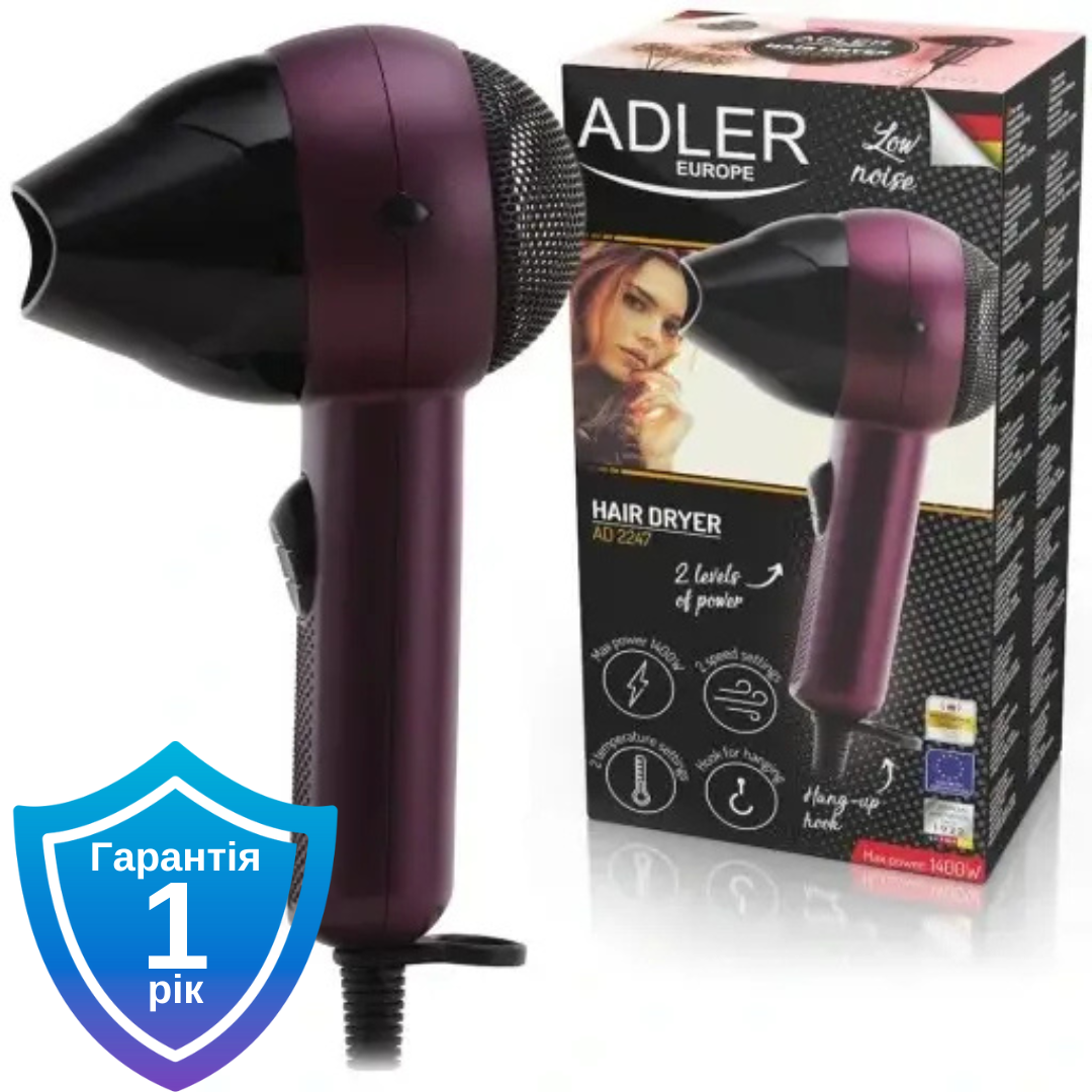 Фен Adler AD 2247 1400 Вт