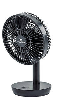 Вентилятор міні настільний Velano VELWEBS0009 з usb зарядкою