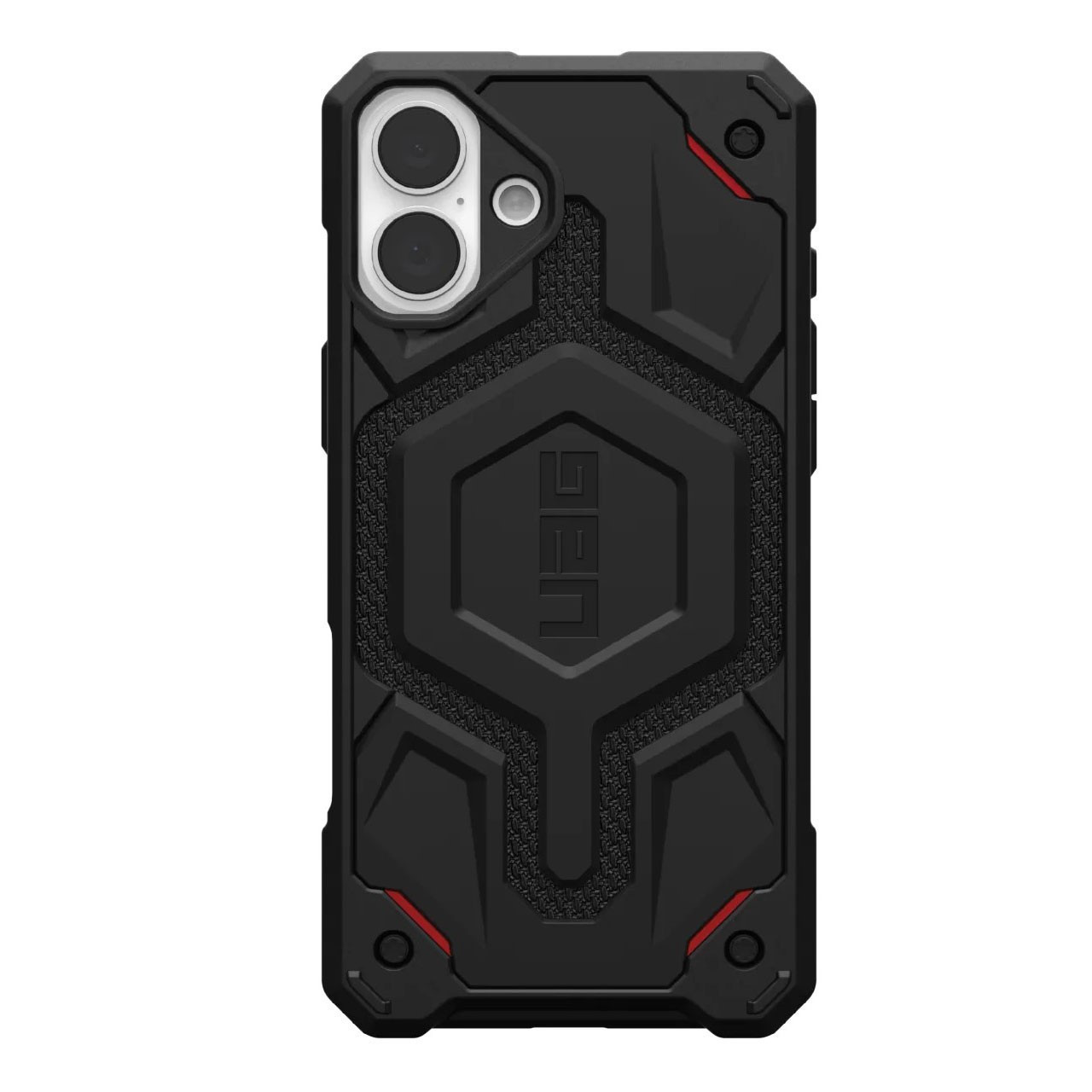 Чохол-бампер для телефону UAG Monarch Pro Magsafe для іPhone 16 протиударний, кевлар Чорний