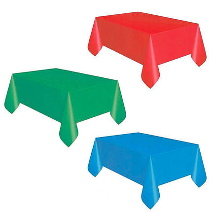 Скатертина кухонна поліетиленова PROdom одноразова в асортименті 120х150 см, фото 1