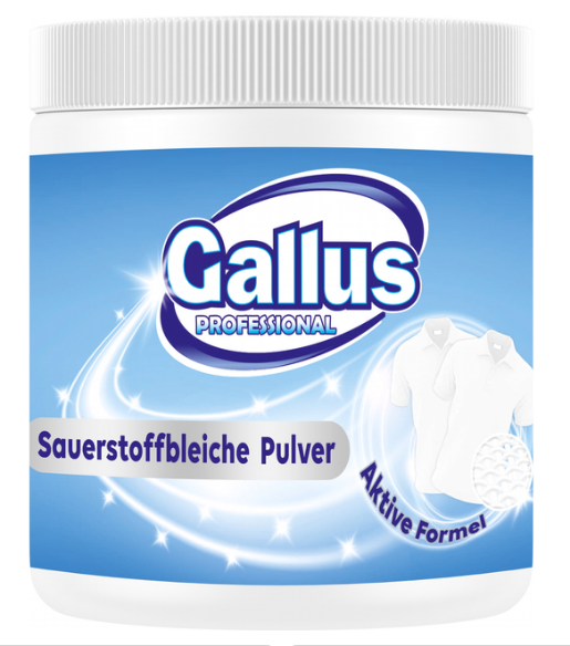 Засоби для виведення плям Gallus для білих речей 600 г 4251415301879