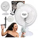 Вентилятор Adler AD 7317 з тримачем, фото 7