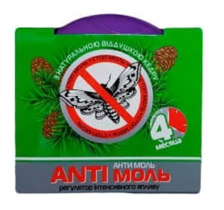 AntiМоль засіб від молі з ароматом хвої 4820214190436