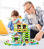 Дерев’яний конструктор з фігурками тварин та транспорту 120 деталей, фото 2